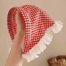 Vintage Dreieck Schal aus Spitze, französischer Streamer Stirnband Sonnenschutz Dutt Hut Seidenschal Damenschal, pastoral elegantes Stirnband, Spitzenrand Haarzubehör, Haarband, Haarreifen