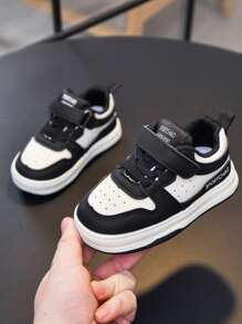 1 Pair Of Baby Sports Shoes, Suitable For Children's Casual Sneakers For Both Male And Female Students. The New 2025 Model Is Suitable For All Seasons - Black - View 5