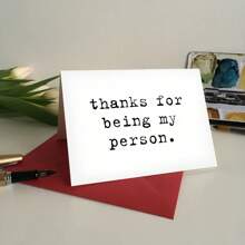 Thank You For Being My Person/Just Because Card/Thank You Gift For Friends/Card For Best Friend/Best Friend Card/Best Friend Birthday Card,Christmas - Multicolor - View 3
