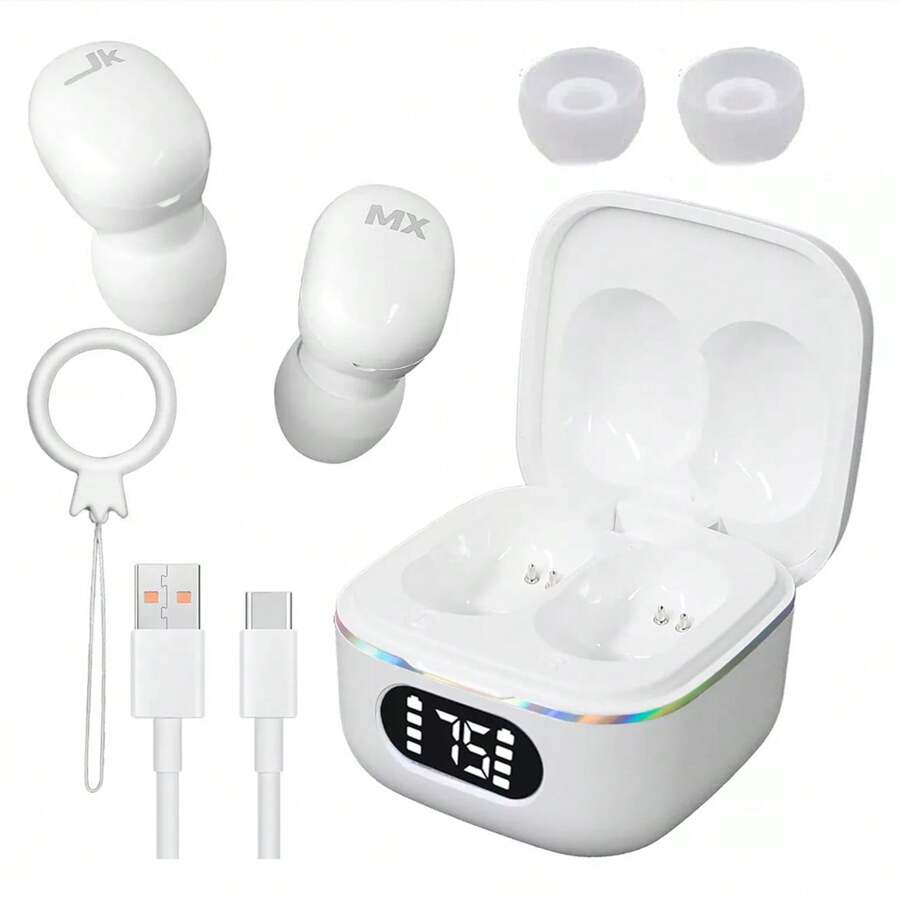 Wireless Bluetooth In-Ear Headphones With Microphones