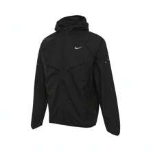 2025 男士 Nike AS M NK UV RPL STRIDE 夹克，编织连帽夹克，HV4549-010 - 黑色 - 查看 1