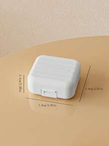 1PC Travel Portable 7-Compartment Sealed Medicine Dispensing Box, Mini Carry-On, Waterproof, Moisture-Proof And Dustproof, Suitable For Storing Medicines, Fingers And Other Small Items