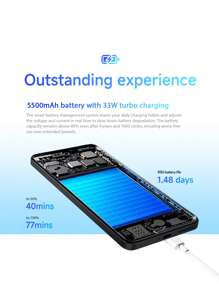 Xiaomi Redmi Note 14 Smartphone 6GB+128GB Global Version Helio G99-Ultra Processor 6.67" 120Hz AMOLED Display 108MP AI Camera 33W Turbo Charging 5500mAh Battery IP54 Water And Dust Resistant