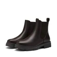 Women's Boots Chelsea Ladies Boot Pull On Fall Fashion Walking Ankle Booties - Brown - View 4