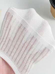 5 Pairs Low Vamp Invisible Ankle Socks, Non-Slip, Comfortable, Soft, Breathable, Versatile For Everyday Wear - Multicolor - View 11