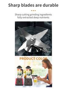 SOKANY 1 Stück SOKANY Multifunktions-Mixer, 2,5L Fassungsvermögen, Kupfermotor, 9-stufig einstellbar, scharfe Klingen, mischen gleichmäßiger und gesünder, geeignet für Küche, Restaurant, Zuhause, einfach zu reinigen, bequem zu benutzen, einfache Bedienung, kann als Geschenk zu Feiertagen verwendet werden