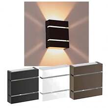 Kit 05 Luminaria Wall Sconce 2 Friezes 2 Spotlights 110/220 Volts. - Black - View 1