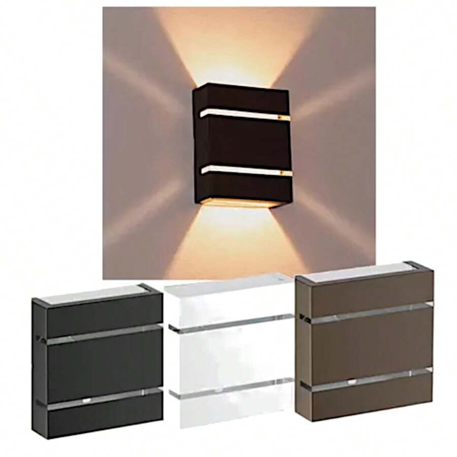 Kit 05 Luminaria Wall Sconce 2 Friezes 2 Spotlights 110/220 Volts. - Black - View 1