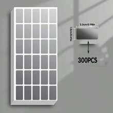 60 件/160 件/250 件/300 件可移除防水标签贴纸，专为冷冻食品设计 - 非常适合整理地址、办公室和家庭使用、储物盒、搬家、文件夹 - 彩色 - 查看 11