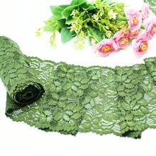 VEN003 "Elegant Lace: Delicacy That Transforms Your Creation" - Army Green - View 3