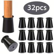 Bộ 24/32 miếng bảo vệ chân ghế nhỏ, miếng lót đồ nội thất cho sàn gỗ cứng, thanh trượt đồ nội thất cho chân ghế, vỏ bọc chân ghế bằng silicon, sàn nhà khỏi trầy xước và giảm tiếng ồn, có 5 màu - Nhiều màu - Xem 14
