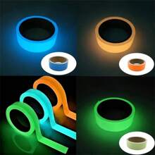 Nastro fluorescente che brilla al buio, luminoso e durevole, nastro luminoso per Ognissanti, decorazioni notturne, sport all'aperto e segnalazioni, forniture scolastiche, rientro a scuola