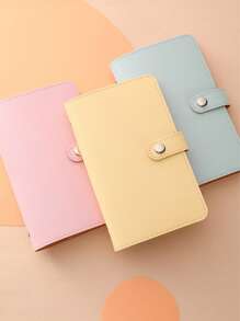 100Pcs Envelope Budget Challenge Loose Leaf Binder, Money Saving Binder, PU Leather Banknote Storage Book, Money Organizer For Banknote Photos, Stamps And Bank Card Storage, Multi-Function Loose Leaf Storage Organizer Pouch, Large Capacity Cash Storage Notebook, Birthday/New Year Gift, Multi-Function Loose Leaf Storage Organizer Pouch, Portable Purse, Clear Card Holder, Travel Accessories, Boho Vibes