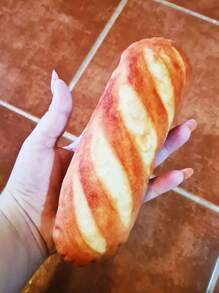 1pc Squeaky Simulation Long Bread Plush Dog Lover And Dog Mom Love Toy Crumb Texture Design, Soft And Chewable Material, Cat/Dog Lover Gift And Dog/Cat Mom Love Pet Chewing Sound Toy, Cat/Dog Lover Gift And Dog/Cat Mom Love Pet Dog Lover And Dog Mom Love Teeth Grinding And Cleaning Teeth, Chewing Interactive Dog Lover And Dog Mom Love Toy To Relieve Boredom Moments, Small And Medium Dog Lover And Dog Mom Love Training And Entertainment Toy
