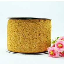 VEN003 "Elegant Lace: Delicacy That Transforms Your Creation" - Mustard - View 2