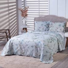 Boutis Ultrasonic Double-Sided 3-Piece Bedspread Kit With Pillowcase - Provence - View 2