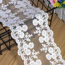 1pc European Style Crown Motif Wedding Lace Applique, Non-Stretch Embroidered Decor For Curtain, Tablecloth, Bridal DIY Accessories - Multicolor - View 22
