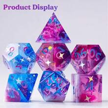 Molde de silicona de alta precisión para dados - Kit de manualidades de resina epoxi DIY para juegos de mesa, arte personalizado de resina y suministros para fundición de joyas