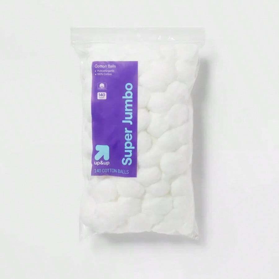 Super Jumbo Cotton Balls - 140ct - - 1 - View 1
