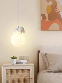 LED Cute Animal Children's Room Chandelier, G9 Light Source, 1.5m Adjustable Pendant Rope, Suitable For Children's Room, Bedroom, Corridor Decorative Lighting, Warm Atmosphere Light