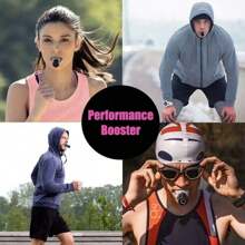 Ultimate Breathing Trainer - Customizable Resistance, Enhances Breathing Strength, Professional Home Workout Gym Accessory.