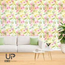 Floral Decor Wallpaper Self Adhesive Living Room Bedroom Bathroom