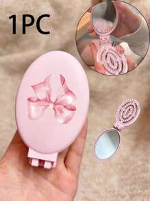 Printed With Peony Flowers Initials A-Z Portable Hollow Comb Makeup Mirror Integrated Portable Folding Mirror Comb And Makeup Mirror - Portable, Desktop, Modern Travel Beauty Tools, Folding Comb With Makeup Mirror,Hair Brush,Slick Back Brush,Styling Brush,Curly Hair Brush,Edge Brush,Hair Comb,Brush Hair,Hair Brush Set,Comb Hair,Comb For Curls,Detangling Brush,Hair Brush For Women,Hair,Travel,Hair Products,Hair Tools,Hair Stuff,Barber,Barber Accessories,Barbershop,Hairdressing Equipment