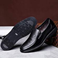 Men's Simple Business Casual Shoes A Slip-On Loafers - màu đen - Xem 8