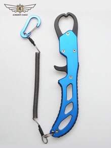 ALMIGHTY EAGLE 1pc ALMIGHTY EAGLE One Set Of Fish Lip Clip + Fishing Pliers Set, Bait Fishing Pliers, Multifunctional Design, Can Effectively Control Bait Fish, Line Cutting And Fish Control Tools, Bait/Ice Fishing/Sea Fishing Supplies