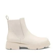 Women's Boots Chelsea Ladies Boot Pull On Fall Fashion Walking Ankle Booties - Beige - View 3