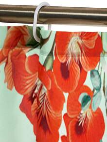 1pc/4pcs Father's Day Printed Multifunctional Decorative Bathroom Waterproof Shower Curtain With 12 Hooks, Bathroom Non-Slip Mat, U-Shaped Floor Mat And Round Toilet Seat Cover, Bathroom Set For All Scenarios Back To School