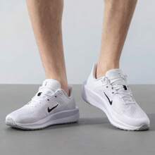Giày chạy bộ Nike Quest 6 cổ thấp, nhẹ, êm ái, thoáng khí, thoải mái FD6033-100 dành cho nam - trắng - Xem 2