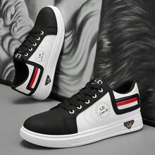 Fashion Casual Shoes, Versatile, Suitable For School, Office, Going Out And Many Other Occasions. - Black and White - View 2