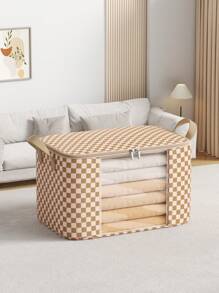 1PC衣物收纳盒家用大容量衣柜衣服整理神器布折叠盒优质面料无异味更健康家居必备神器