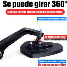 MOLOLAN 2 Piezas De Espejo Moto Retrovisor Lateral Deportivo Universal Estilo Diamante Motocicleta Cuatrimoto Rotacion de 360 Grados,Los espejos retrovisores de motocicleta se adaptan a la mayoría de las motocicletas. Espejo retrovisor especial para motocicleta, a prueba de golpes y anticaídas.Espejo retrovisor universal para motocicleta , espejo retrovisor deportivo para motocicleta, espejo retrovisor para motocicleta de carreras callejeras a prueba de golpes,Los espejos retrovisores de motocicleta se adaptan a la mayoría de las motocicletas. Espejo retrovisor especial para motocicleta, a prueba de golpes y anticaídas. - Negro - Ver 7