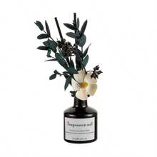 1 pieza Difusor de aceites esenciales con flores secas, decoración de fragancia para el hogar, ambientador para sala de estar, dormitorio, baño, ideal para celebraciones festivas, Acción de Gracias, Navidad, cumpleaños, regalos del Día de la Madre, difusor de aromaterapia