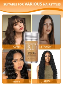 ikt 2.7 Fl Oz Women Hair Wax Stick, Smoothing Pomade, Bun Styling Gel