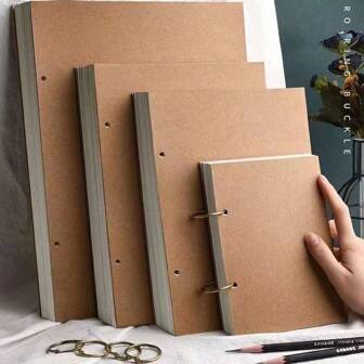 Thick Removable Sketch Book, 32K/16K/A4/8K Art Drawing Pad, A4 Painting Notebook, A5 Loose-Leaf Removable Sketch Book, 8K Drawing And Sketch Notebook,Back To School,School Supplies