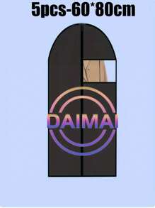 DAIMAI 品牌/开斋节母亲节 1 套防尘罩袋，适用于衬衫、西装、连衣裙、外套、便携式防尘服装袋、卧室、衣柜、壁橱、家庭、宿舍收纳袋，用于存放重要衣服、季节性服装、国王生日礼物