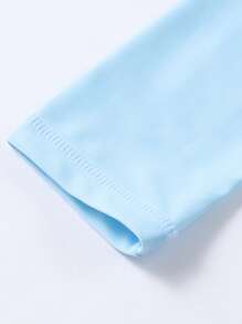 Annil Tween Girl Clothing For Girls Tween Girl Swimwear One-Piece Long Sleeve Suit Summer - Blue - View 4