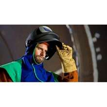 Capucha de soldadura FR con protección para cuello y hombros, protección para el cuello de soldadura, adecuada para todo tipo de cascos de soldadura