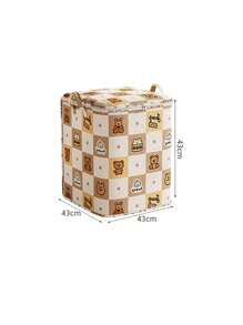 New Non-Woven Fabric Chick Pattern Storage Bag, Clothes, Quilt, Underwear Organizer Bag, Packing Bag For Moving & Organizing - Multicolor - View 15