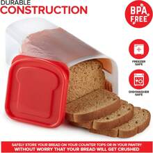 面包盒，面包储存容器，5L 透明容器，商用级面包储存容器，可放入洗碗机清洗的面包盒，大容量面包盒