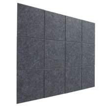 YUNRUX 12pcs Dark Grey High Density Acoustic Panels Sound Absorbing Wall Panels - Dark Grey - View 7