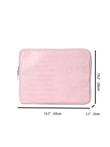 Crocodile Texture Laptop Sleeve Bag, Compatible With MacBook 13/13.3/14/15/16 Inch Air/Pro, Notebooks, Laptops, Chromebooks