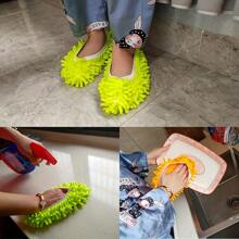 5 Pairs Slipper Shoe Covers,Soft Washable Reusable Microfiber Foot Covers For Cleaning Slippers In Bathroom,Kitchen,Bedroom - 5 cặp - Xem 8