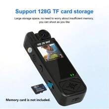 1pc Law Enforcement Recorder, draagbaar, fietsend, klein, high-definition camera, inspectie-, opname- en videoapparaat met scherm, sportcamera, anti-sh