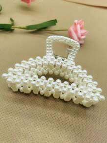 1-5 PCS Ins Style Temperament Pearl Grab Clip, Summer Senior Sense Of Large Hair Clips, Hair Claw Back Of Head Clip Headdress, Bridesmaid Proposal Gift, Pearl Bridesmaid Hair Clips, Bachelorette Party Gifts, Bridal Party Gifts, Hair Accessories