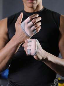 VBOSI 1 双男女通用轻量级四指健身手套及训练健身房配件、运动、健身房、家庭锻炼、女士健身手套、拳击手套、健身手套、健身手套、男士健身手套 - 彩色 - 查看 7