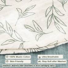 Cotton Muslin Nursing Pillow Cover, Soft & Cute, Suitable For Nursing Pillow, Newborn Baby Boys & Girls - Multicolor - View 9